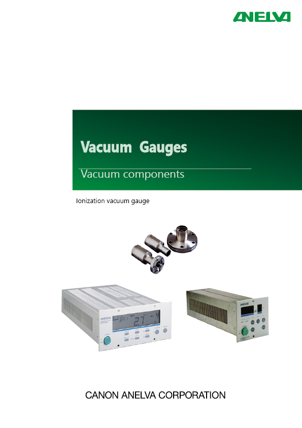 Catalog Download | CANON ANELVA CORPORATION